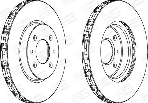 Champion 562178CH - Тормозной диск autospares.lv