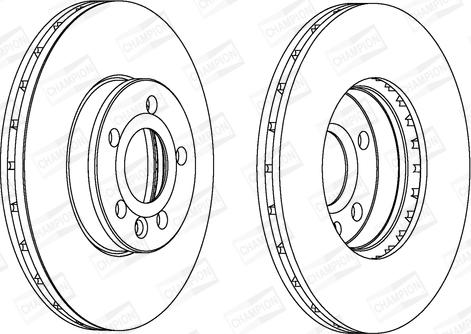 Champion 562382CH - Тормозной диск autospares.lv