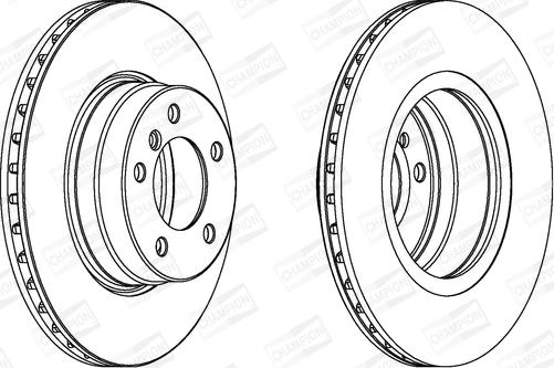 Champion 562320CH - Тормозной диск autospares.lv