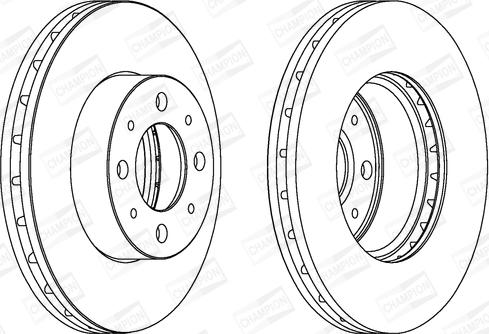 Champion 562296CH - Тормозной диск autospares.lv