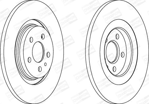 Champion 562246CH - Тормозной диск autospares.lv