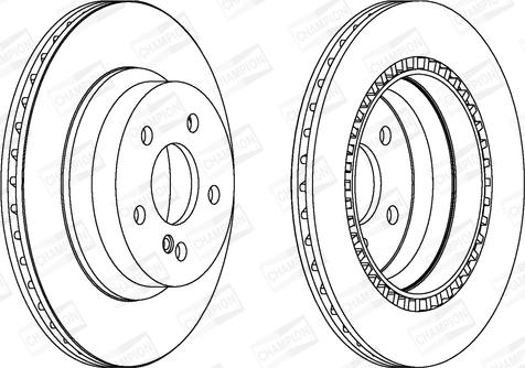 Champion 562242CH - Тормозной диск autospares.lv