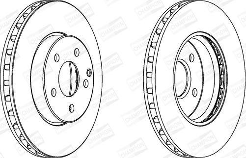 Champion 562212CH - Тормозной диск autospares.lv