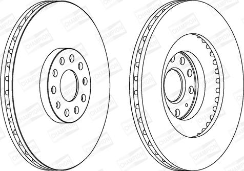 Champion 562239CH-1 - Тормозной диск autospares.lv