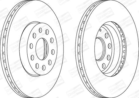 Champion 562235CH - Тормозной диск autospares.lv