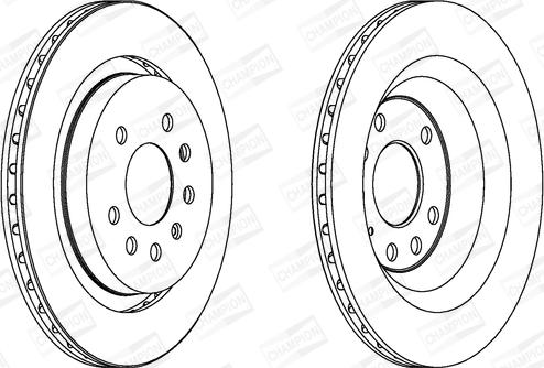 Champion 562220CH - Тормозной диск autospares.lv