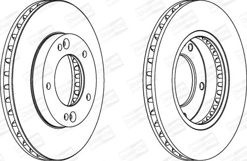 Champion 562772CH - Тормозной диск autospares.lv