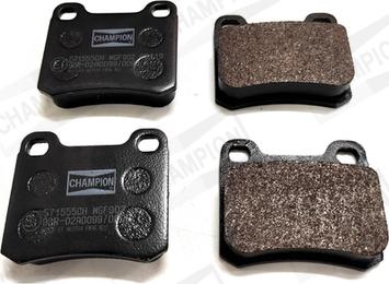 Champion 571555CH - Тормозные колодки, дисковые, комплект autospares.lv
