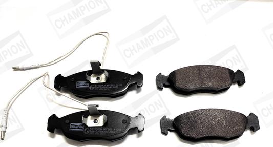 Champion 571509CH - Тормозные колодки, дисковые, комплект autospares.lv