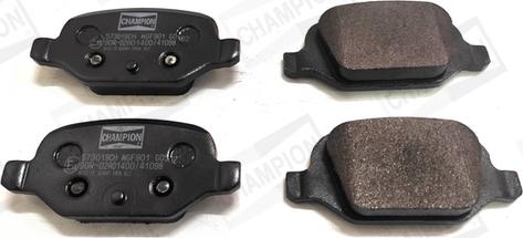 Champion 573019CH - Тормозные колодки, дисковые, комплект autospares.lv