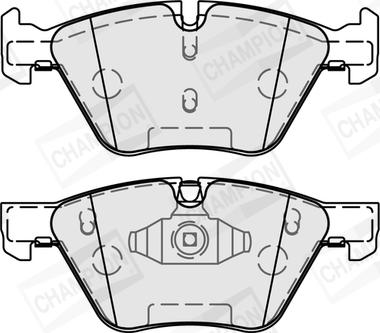 Champion 573187CH - Тормозные колодки, дисковые, комплект autospares.lv