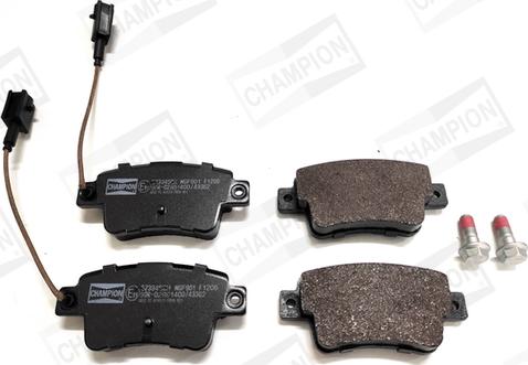 Champion 573345CH - Тормозные колодки, дисковые, комплект autospares.lv