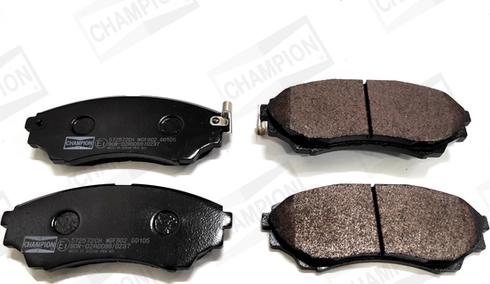 Champion 572572CH - Тормозные колодки, дисковые, комплект autospares.lv