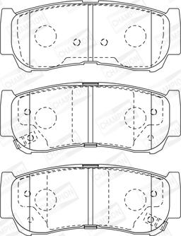 Champion 572608CH - Тормозные колодки, дисковые, комплект autospares.lv