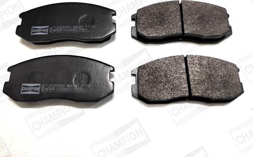 Champion 572375CH - Тормозные колодки, дисковые, комплект autospares.lv