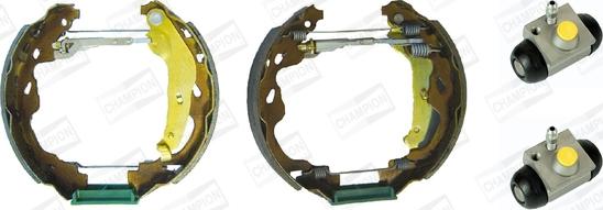 Champion 381497CH - Комплект тормозных колодок, барабанные autospares.lv