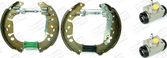 Champion 381504CH - Комплект тормозных колодок, барабанные autospares.lv