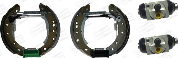 Champion 381524CH - Комплект тормозных колодок, барабанные autospares.lv