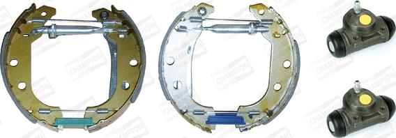 Champion 381372CH - Комплект тормозных колодок, барабанные autospares.lv