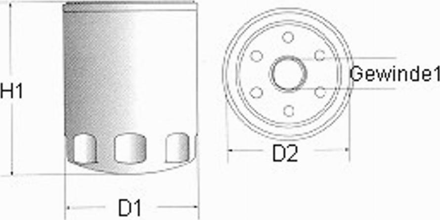 Champion B101/606 - Масляный фильтр autospares.lv