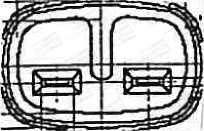 Champion BAEA433 - Катушка зажигания autospares.lv