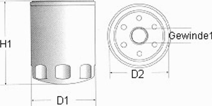 Champion C143/606 - Масляный фильтр autospares.lv