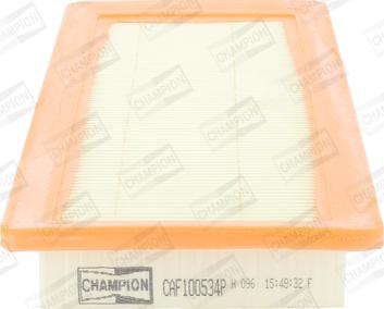 Champion CAF100534P - Воздушный фильтр, двигатель autospares.lv