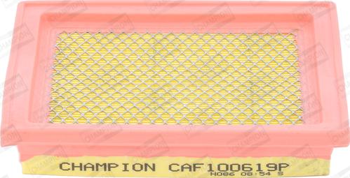 Champion CAF100619P - Воздушный фильтр, двигатель autospares.lv