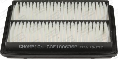 Champion CAF100636P - Воздушный фильтр, двигатель autospares.lv