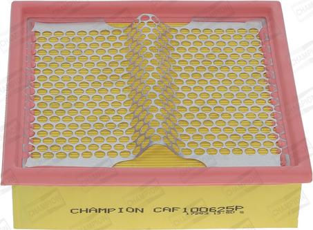 Champion CAF100625P - Воздушный фильтр, двигатель autospares.lv