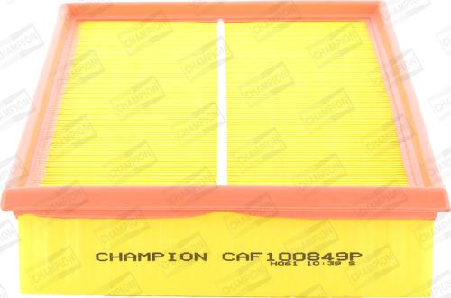 Champion CAF100849P - Воздушный фильтр, двигатель autospares.lv