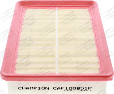 Champion CAF100851P - Воздушный фильтр, двигатель autospares.lv