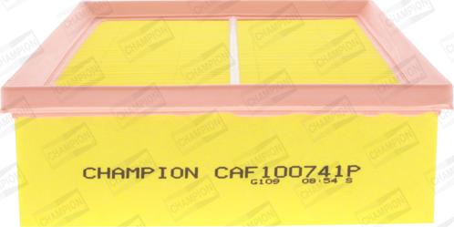 Champion CAF100741P - Воздушный фильтр, двигатель autospares.lv