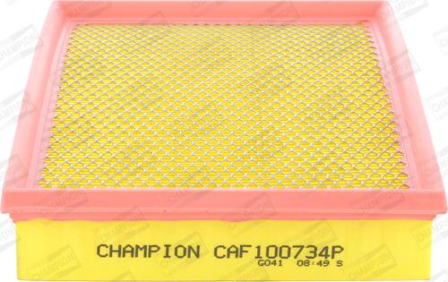Champion CAF100734P - Воздушный фильтр, двигатель autospares.lv