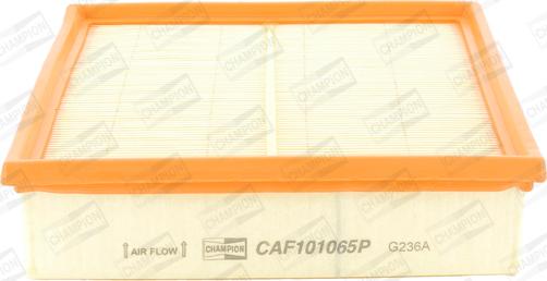 Champion CAF101065P - Воздушный фильтр, двигатель autospares.lv