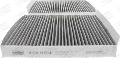 Champion CCF0422C - Фильтр воздуха в салоне autospares.lv