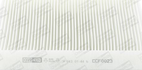 Champion CCF0023 - Фильтр воздуха в салоне autospares.lv