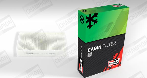 Champion CCF0023 - Фильтр воздуха в салоне autospares.lv