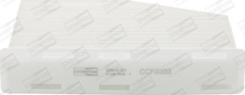 Champion CCF0303 - Фильтр воздуха в салоне autospares.lv