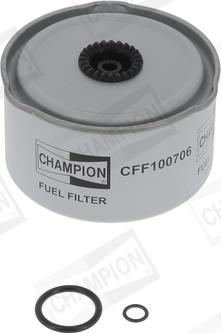 Champion CFF100706 - Топливный фильтр autospares.lv