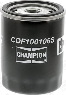 Champion COF100106S - Масляный фильтр autospares.lv