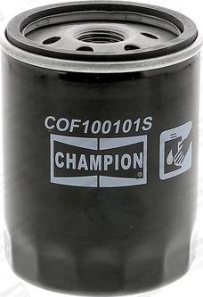 Champion COF100101S - Масляный фильтр autospares.lv