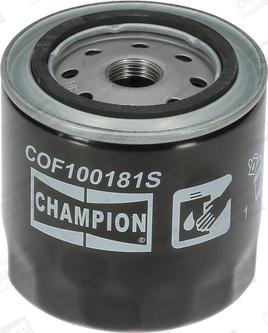 Champion COF100181S - Масляный фильтр autospares.lv