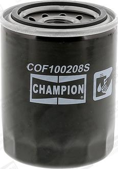 Champion COF100208S - Масляный фильтр autospares.lv