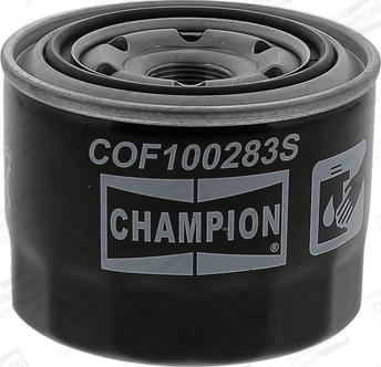 Champion COF100283S - Масляный фильтр autospares.lv