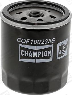 Champion COF100235S - Масляный фильтр autospares.lv