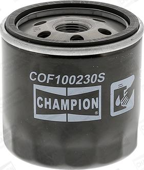 Champion COF100230S - Масляный фильтр autospares.lv
