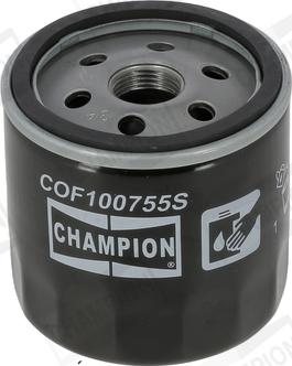 Champion COF100755S - Масляный фильтр autospares.lv