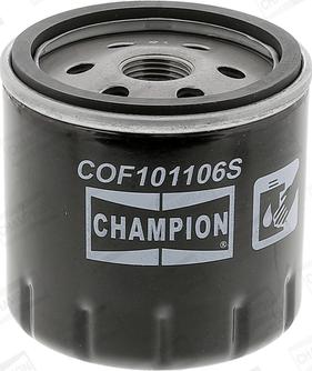 Champion COF101106S - Масляный фильтр autospares.lv