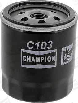 Champion COF102103S - Масляный фильтр autospares.lv
